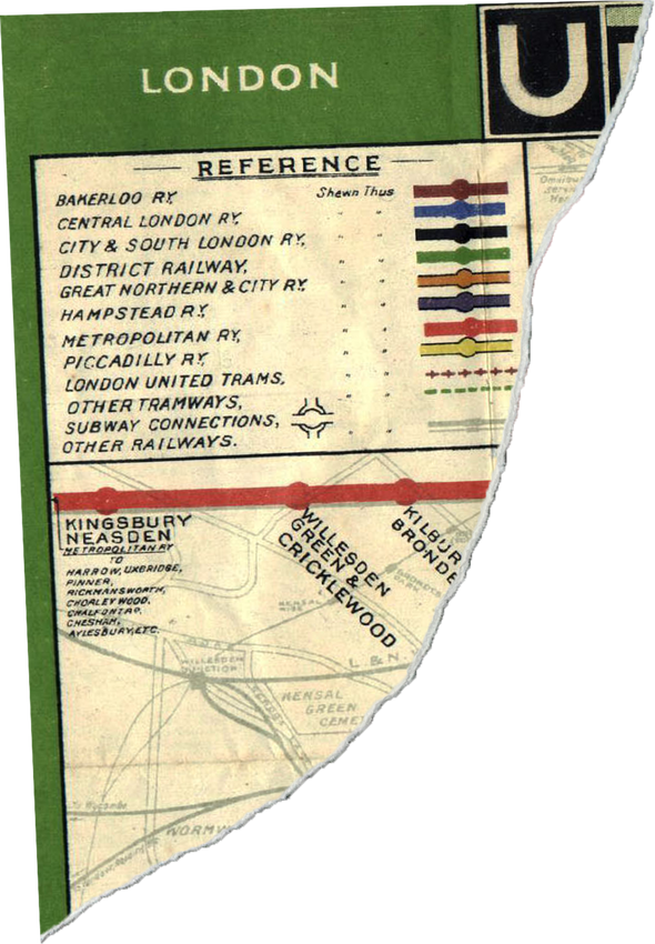 Scanned Weathered Map Scrap