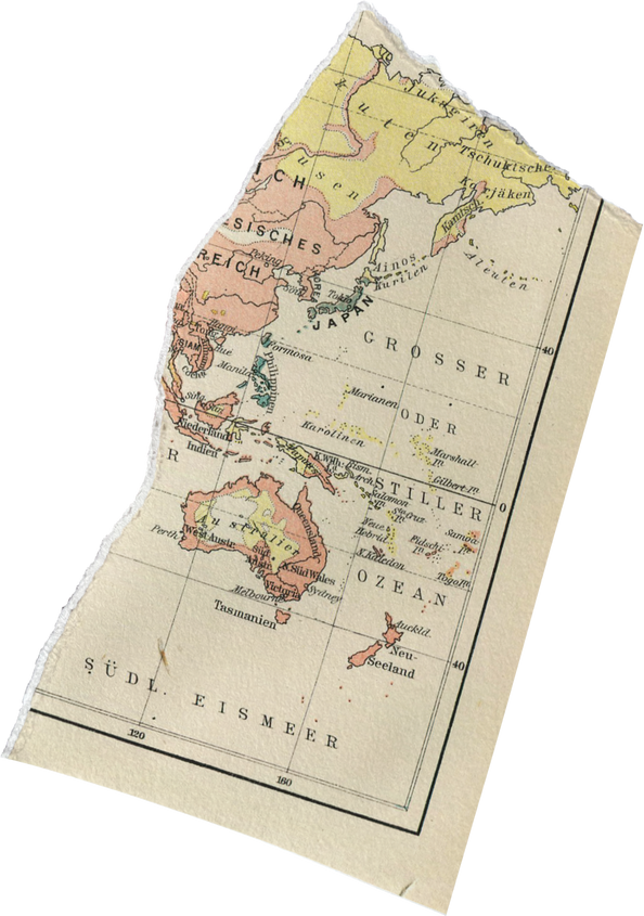 Scanned Weathered Map Scrap