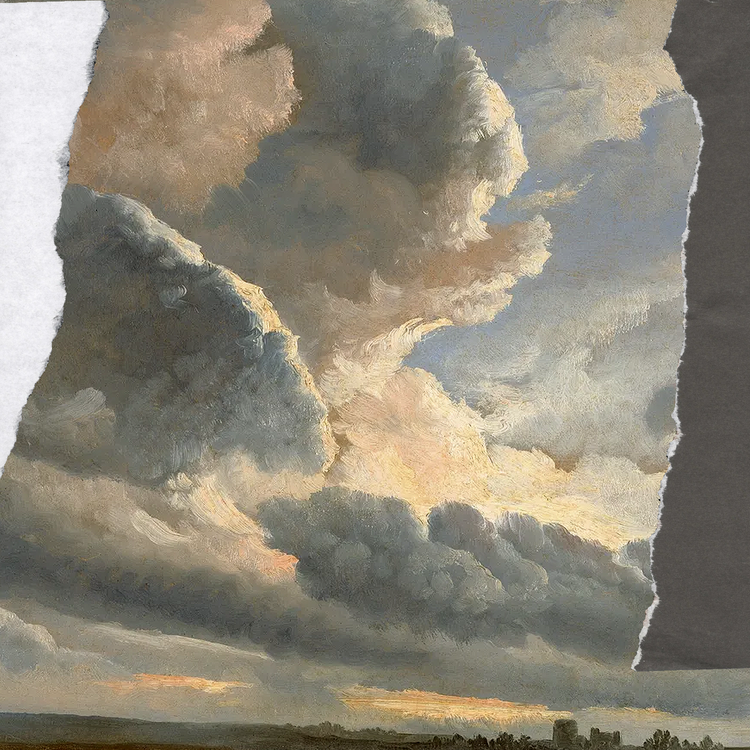 Textured Father's Day Ripped Sky Artwork